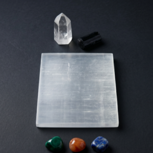 SELENITE PLATE 4 INCH