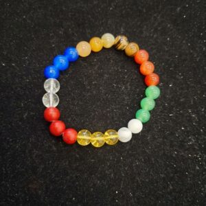 7 CHAKRA CRISTAL BRACLETS