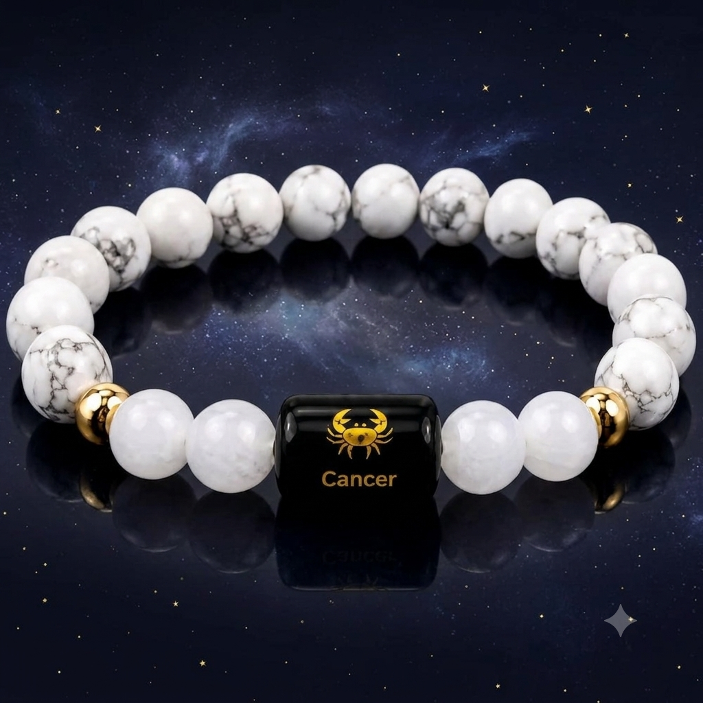 CANCER ZODIAC CRYSTAL BRACELET