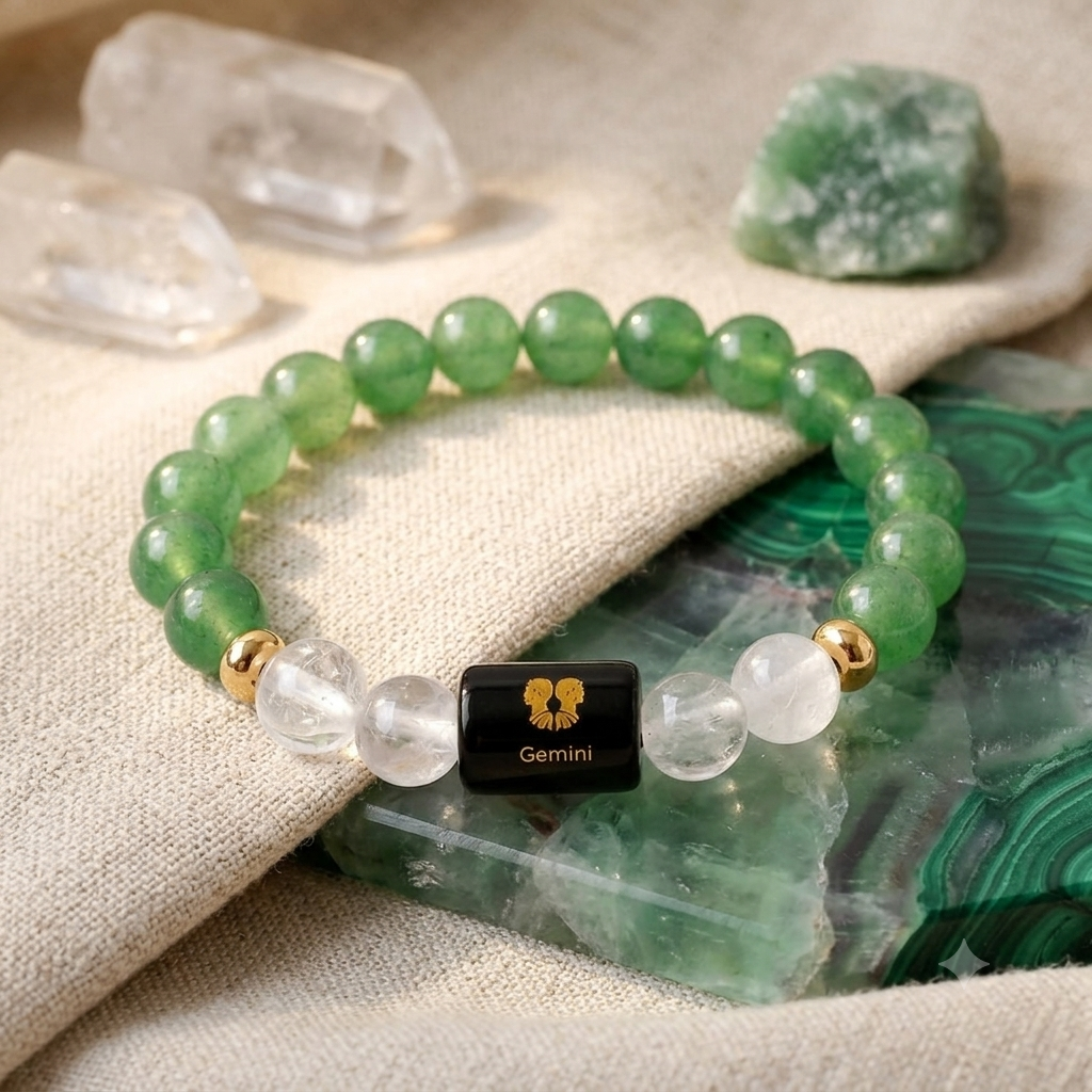 GEMINI ZODIAC CRYSTAL BRACELET
