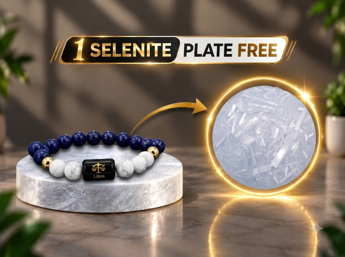 LIBRA ZODIAC CRYSTAL BRACELET