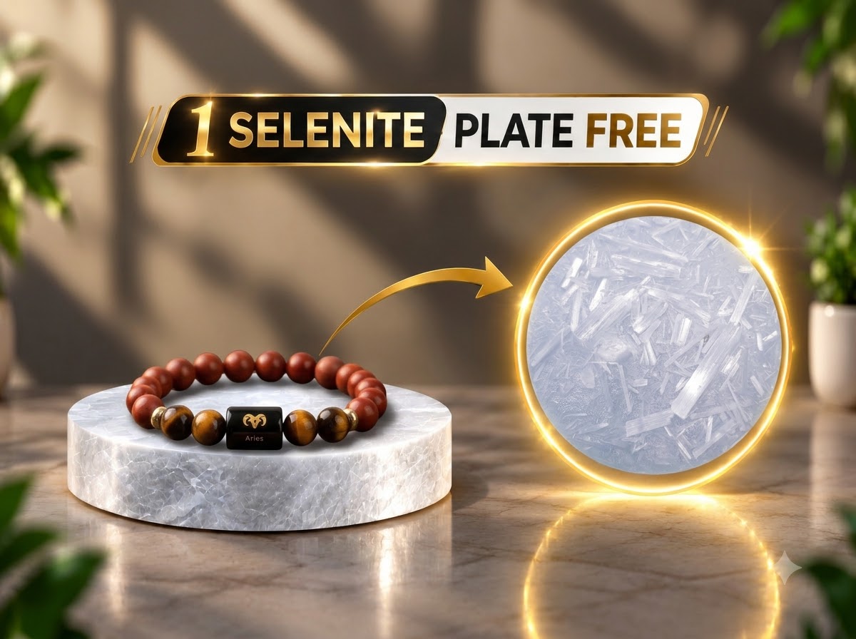 ARIES ZODIAC CRYSTAL BRACELET