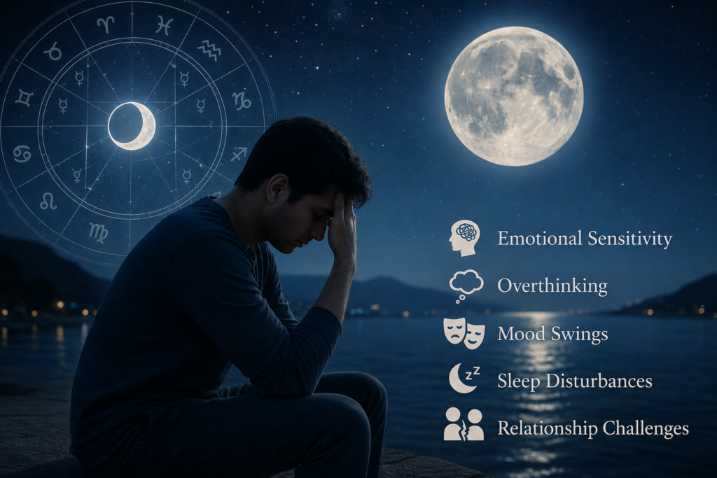 Weak Moon in Birth Chart: Effects on Mind, Emotions, Career and Relationships