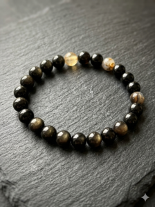 BLACK AGATE BRACELET