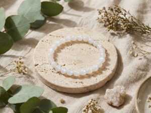 WHITE QUARTZ BRACELET