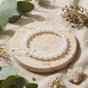 WHITE QUARTZ BRACELET