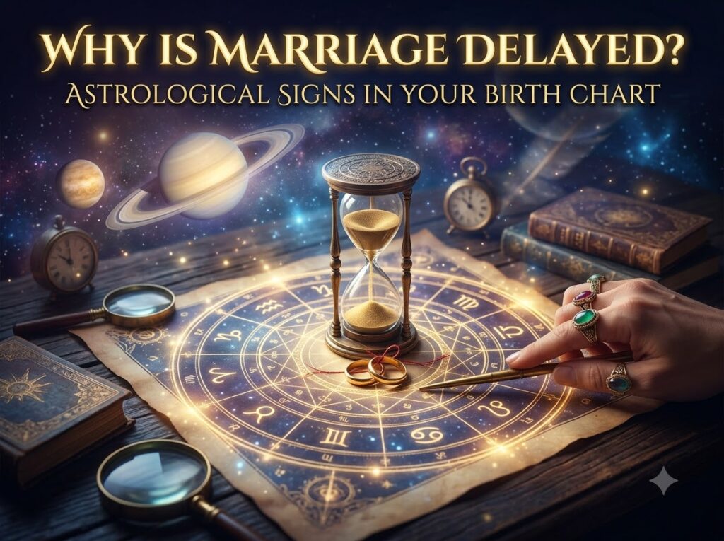 Why Is Marriage Delayed? Astrological Signs in Your Birth Chart
