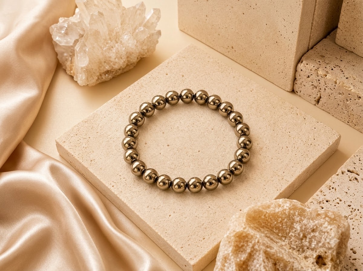GOLDEN HEMATITE BRACELET